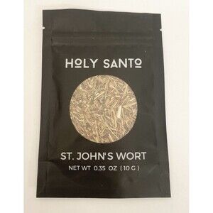 NEW Holy Santo Organic St. John's Wort 0.35 Oz 10g Sealed Mood Support Spirit